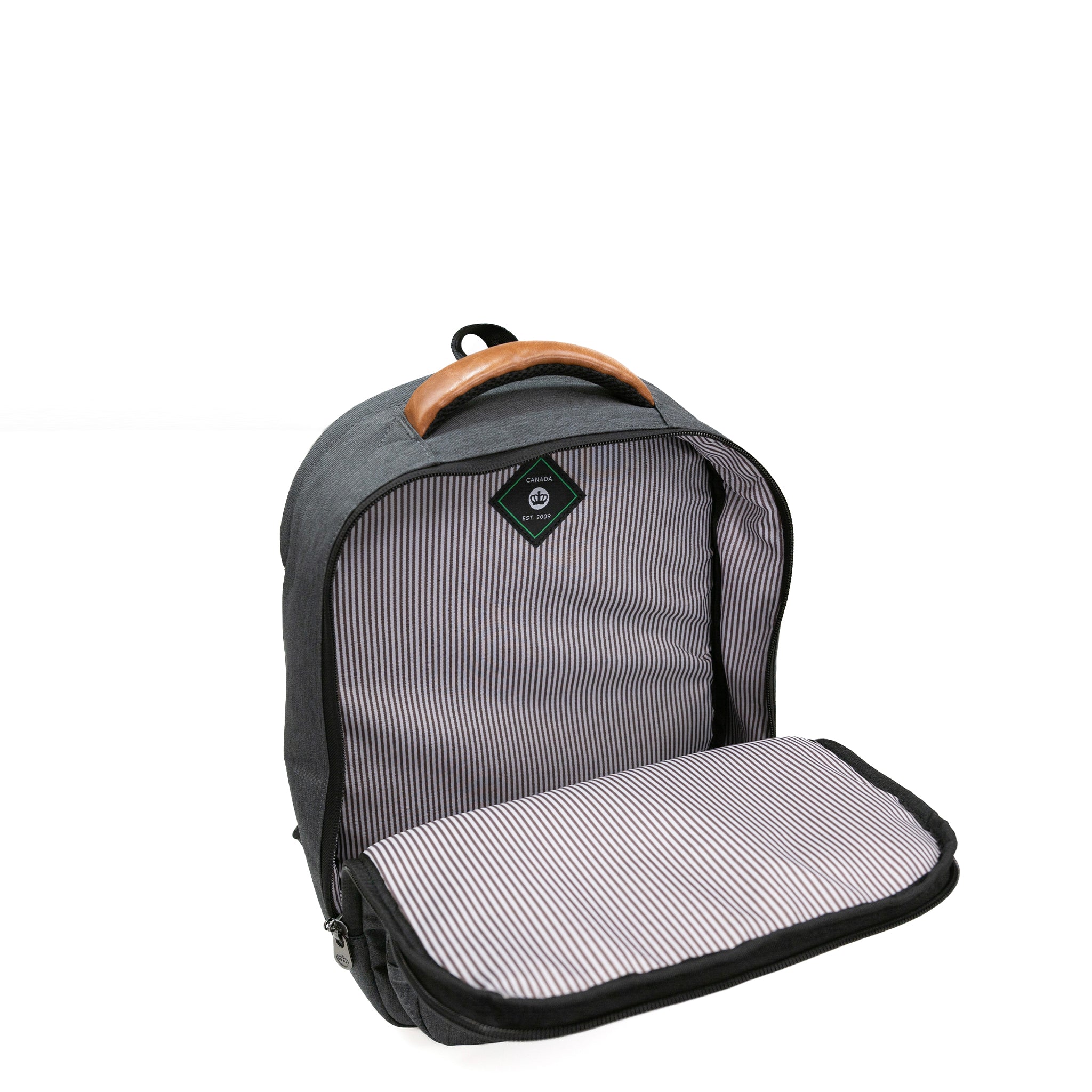PKG Robson 12L Cross-Body Laptop Bag main compartment open