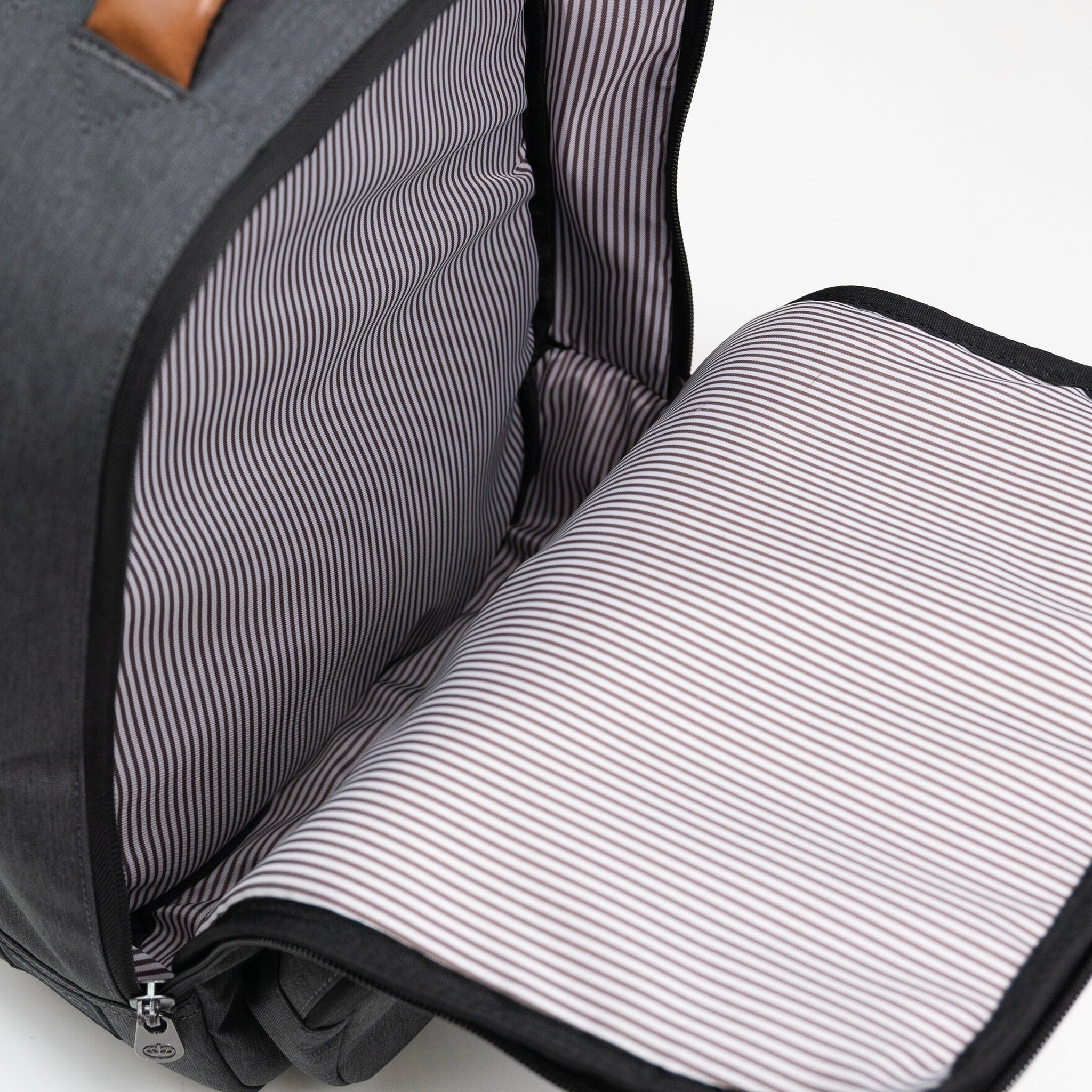 PKG Robson 12L Cross-Body Laptop Bag main compartment open