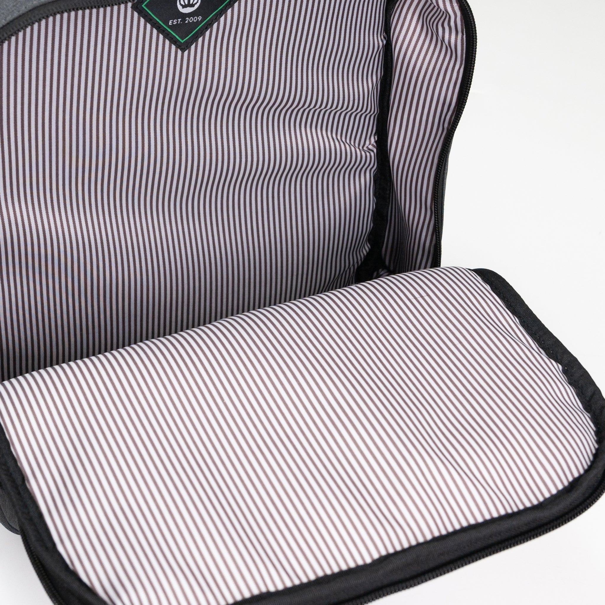PKG Robson 12L Cross-Body Laptop Bag main compartment open