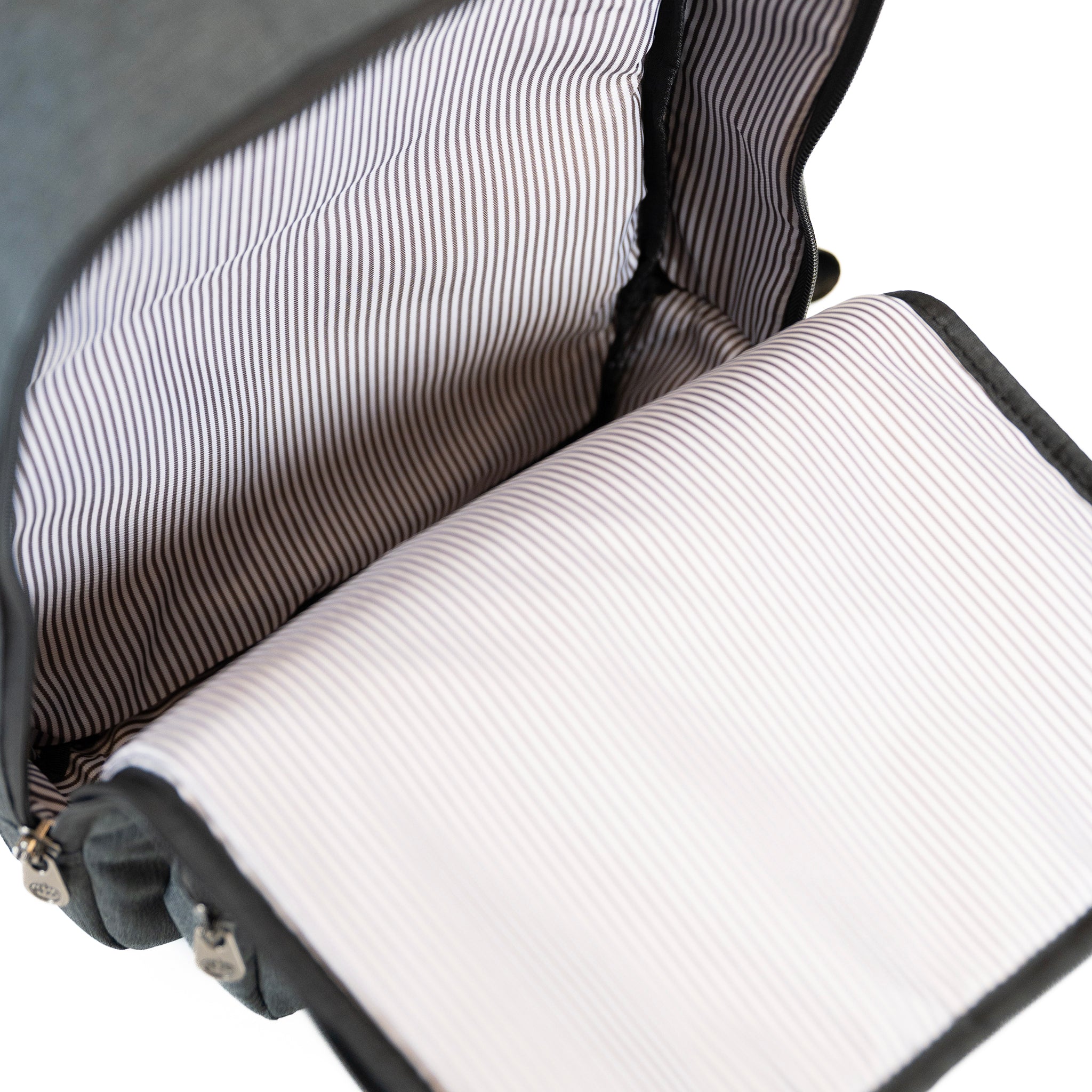 PKG Robson 12L Cross-Body Laptop Bag main compartment open