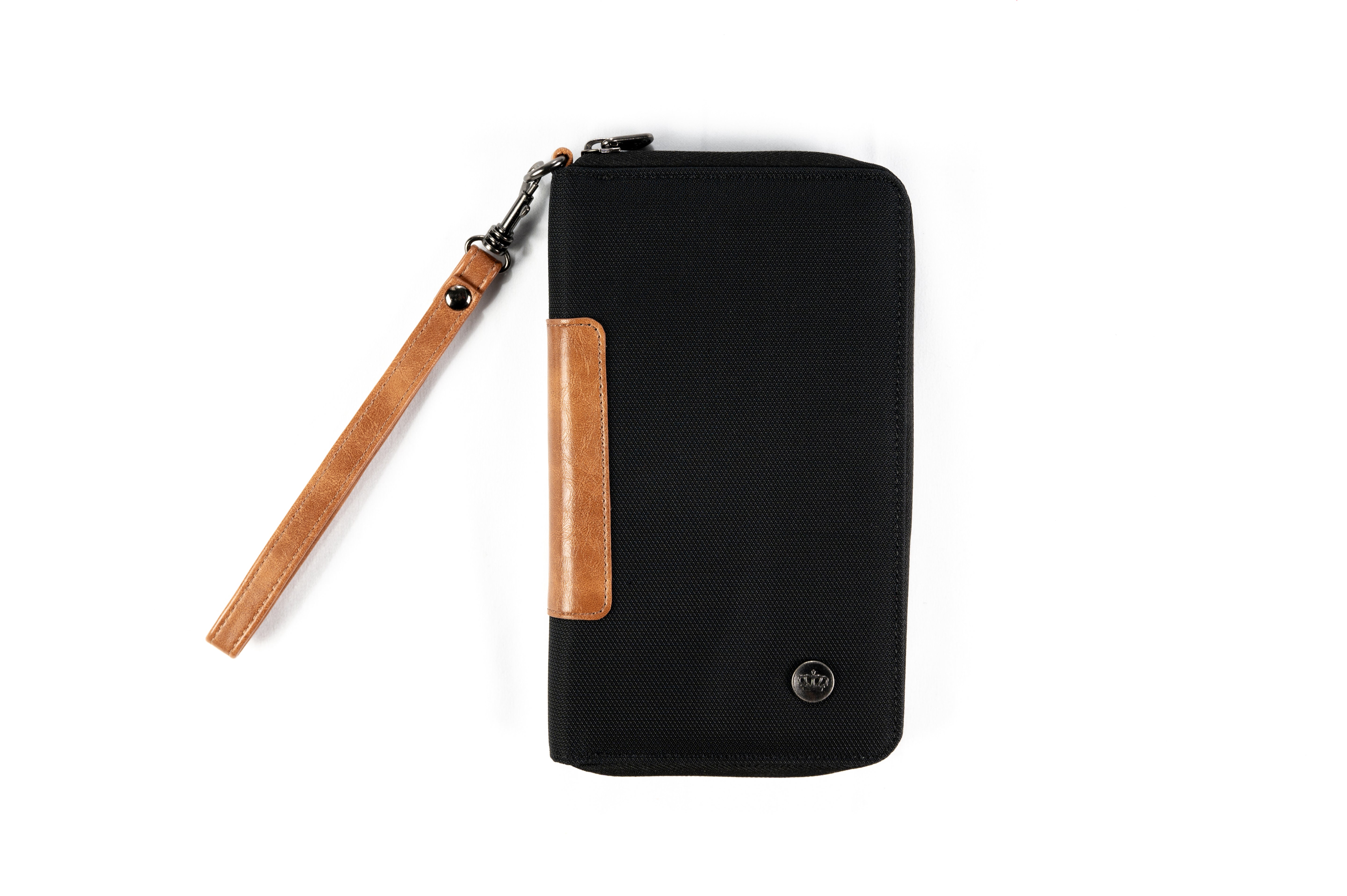 Victoria RFID Clutch Wallet (black) front view