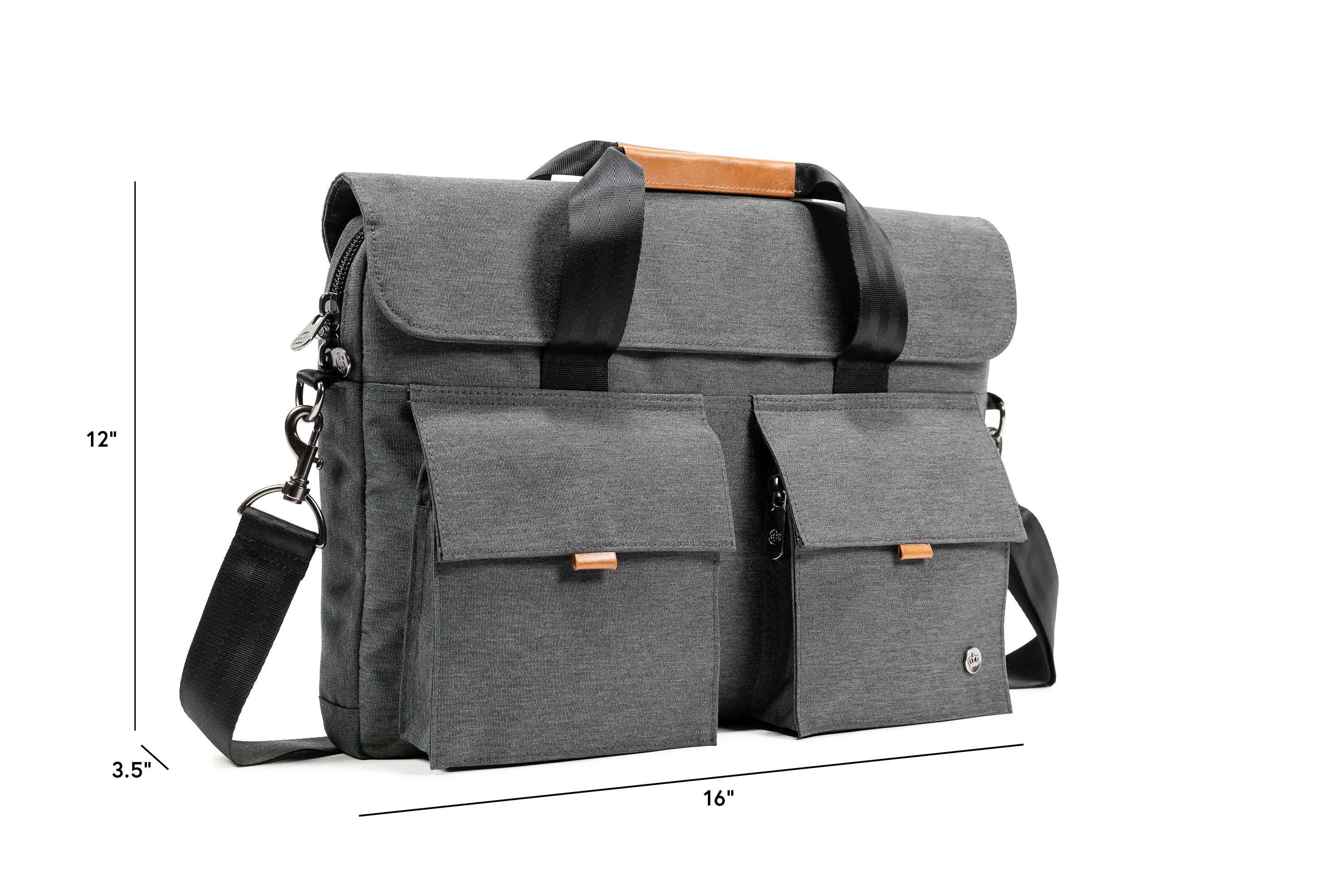 PKG Richmond 10L Messenger (dark grey) dimensions