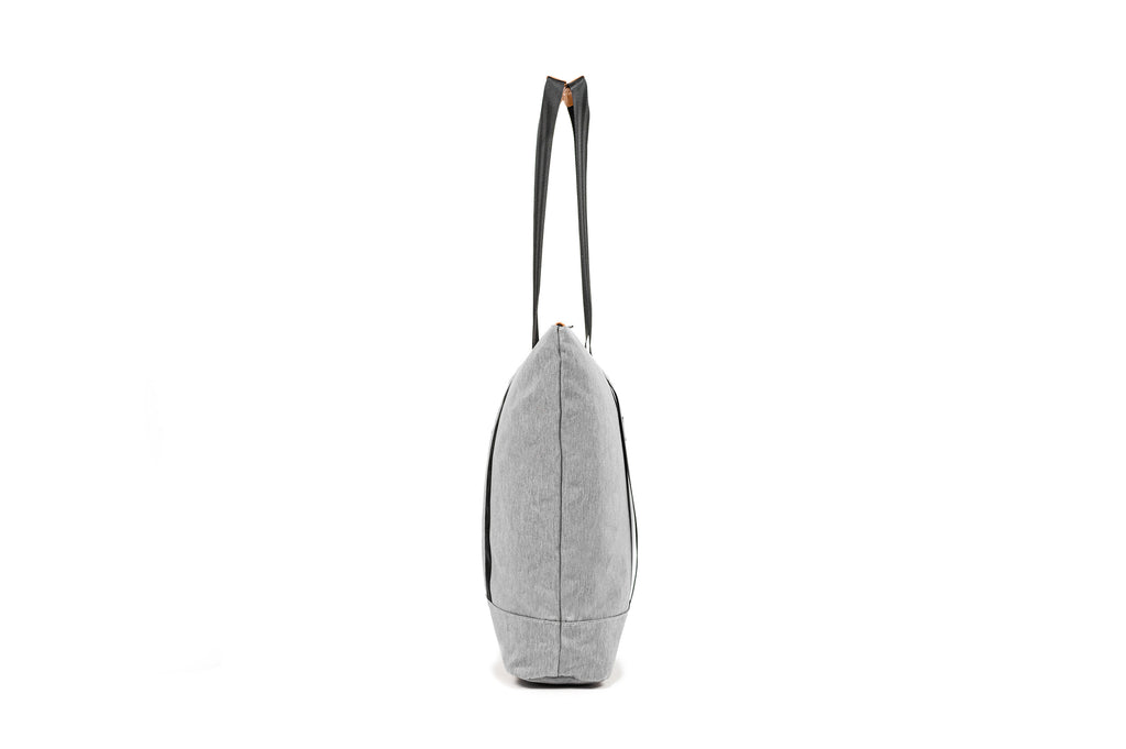 PKG Lawrence 16L Recycled Tote Bag (light grey) side view