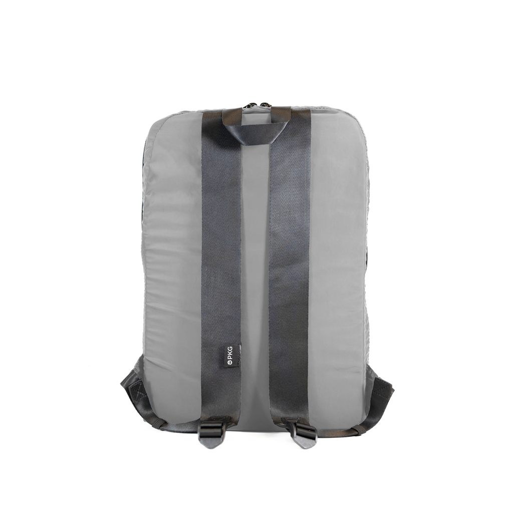 Umiak 28L Recycled Backpack (light grey) back view