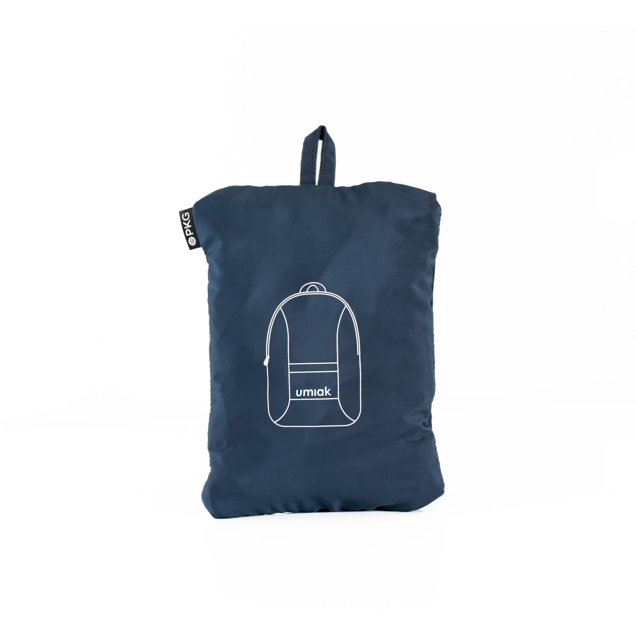 Umiak 28L Recycled Backpack (navy) packed
