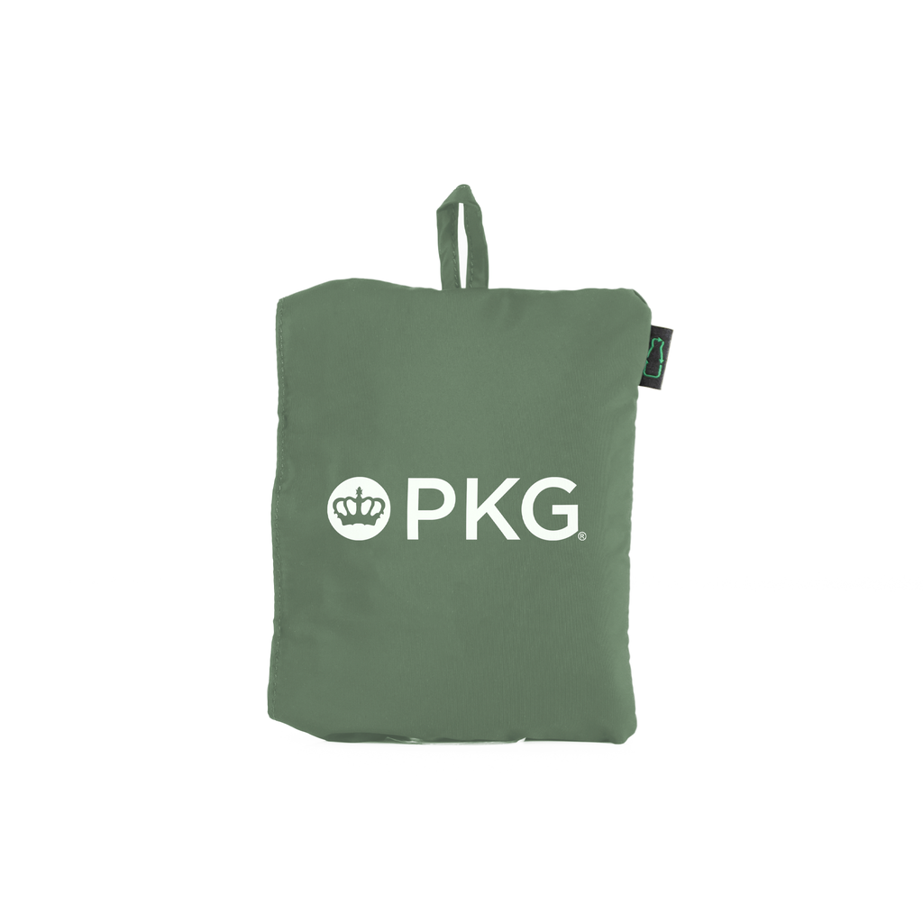 PKG umiak 31L Recycled Duffel (green) packed