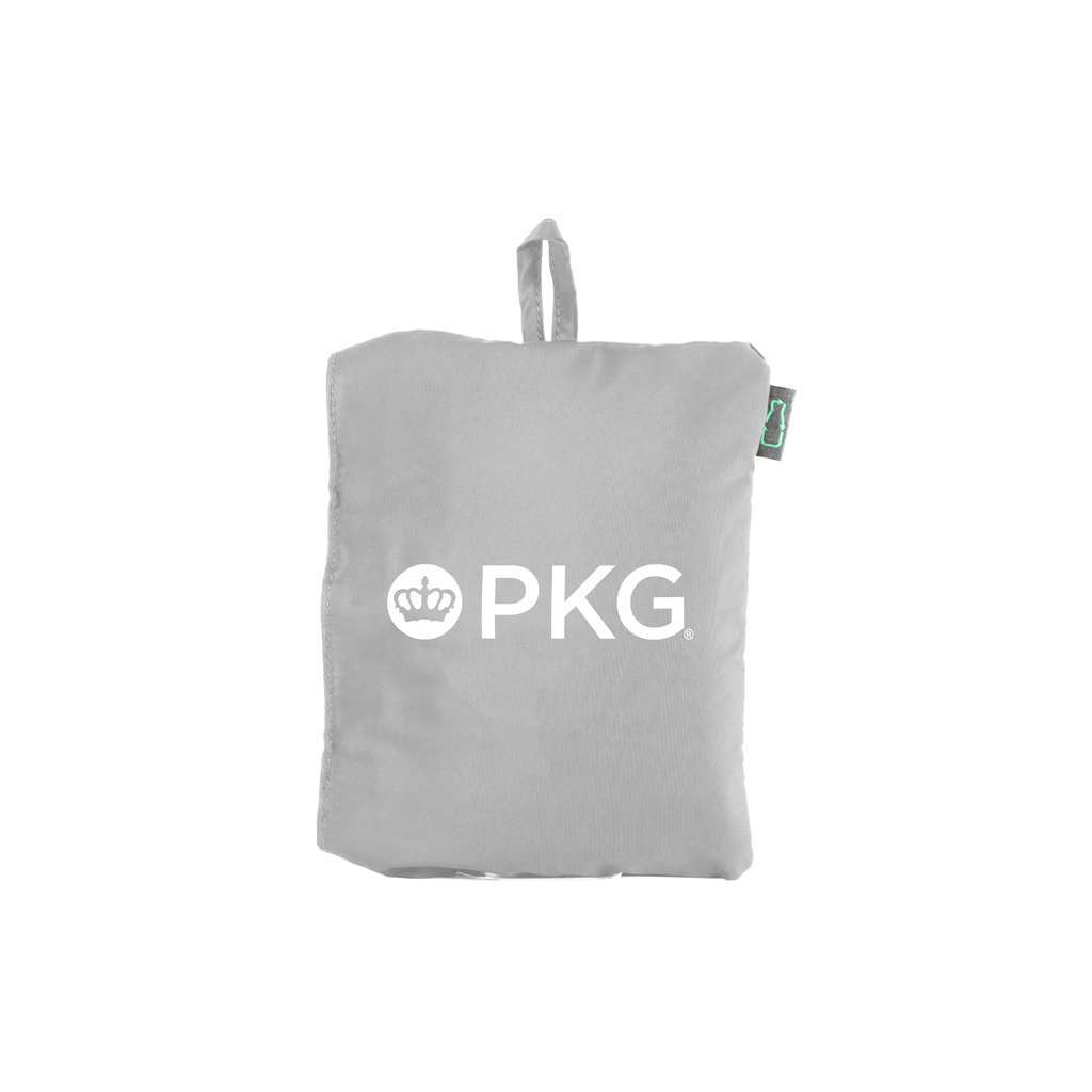 PKG umiak 31L Recycled Duffel (light grey) packed