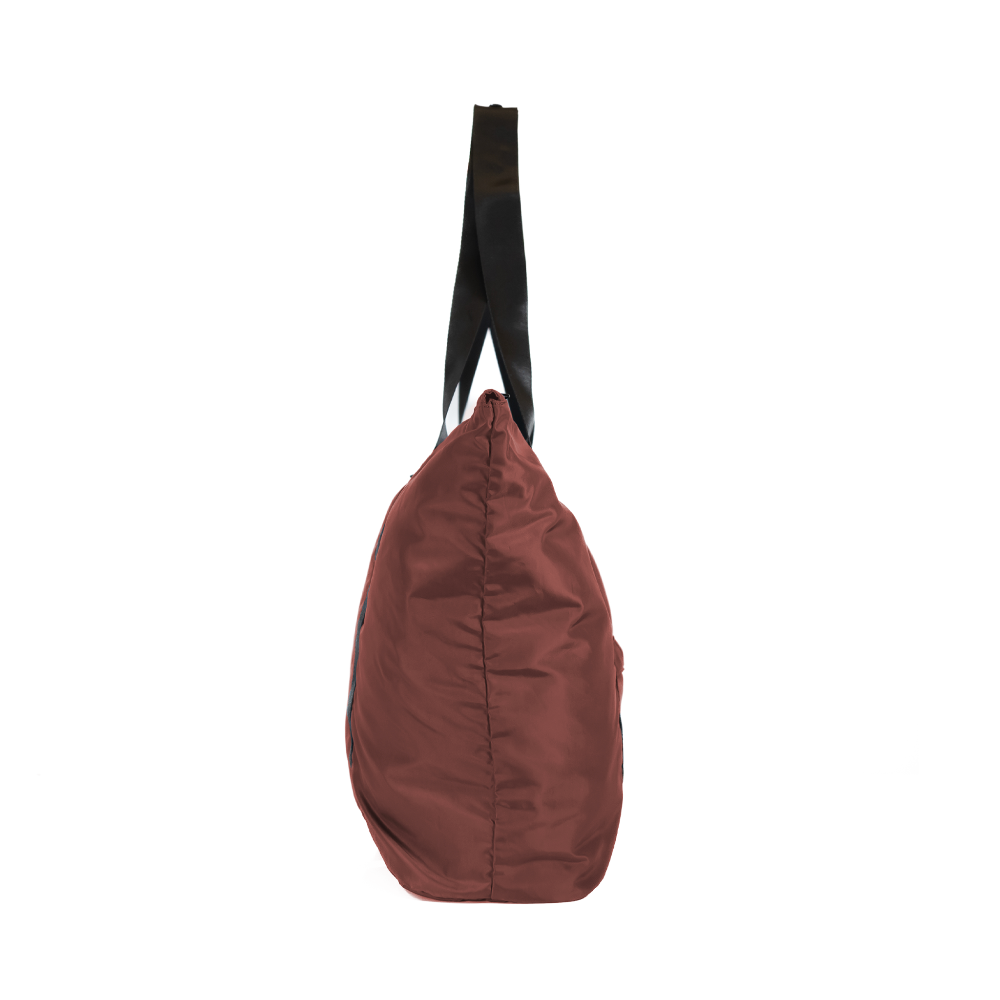 PKG Umiak 33L Recycled Packable Tote (rum raisin) side view