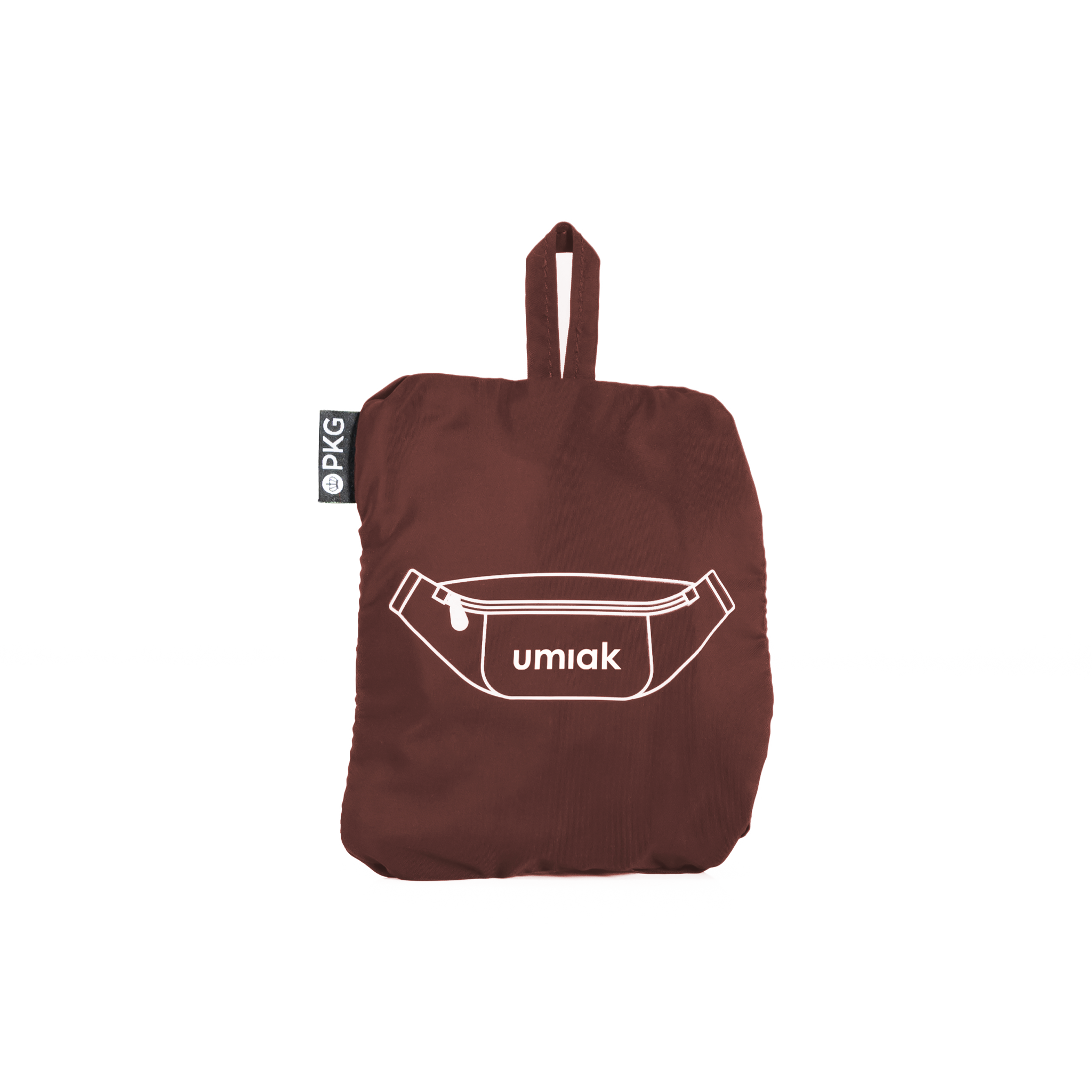 Umiak 3L Recycled Cross-Body (rum raisin) packed