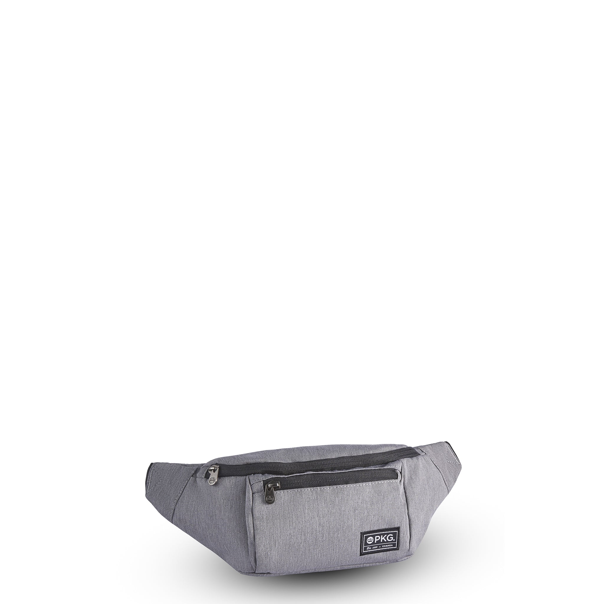 PKG Bremner recycled cross body/waist pack (light grey), a versatile companion for day excursions and shopping