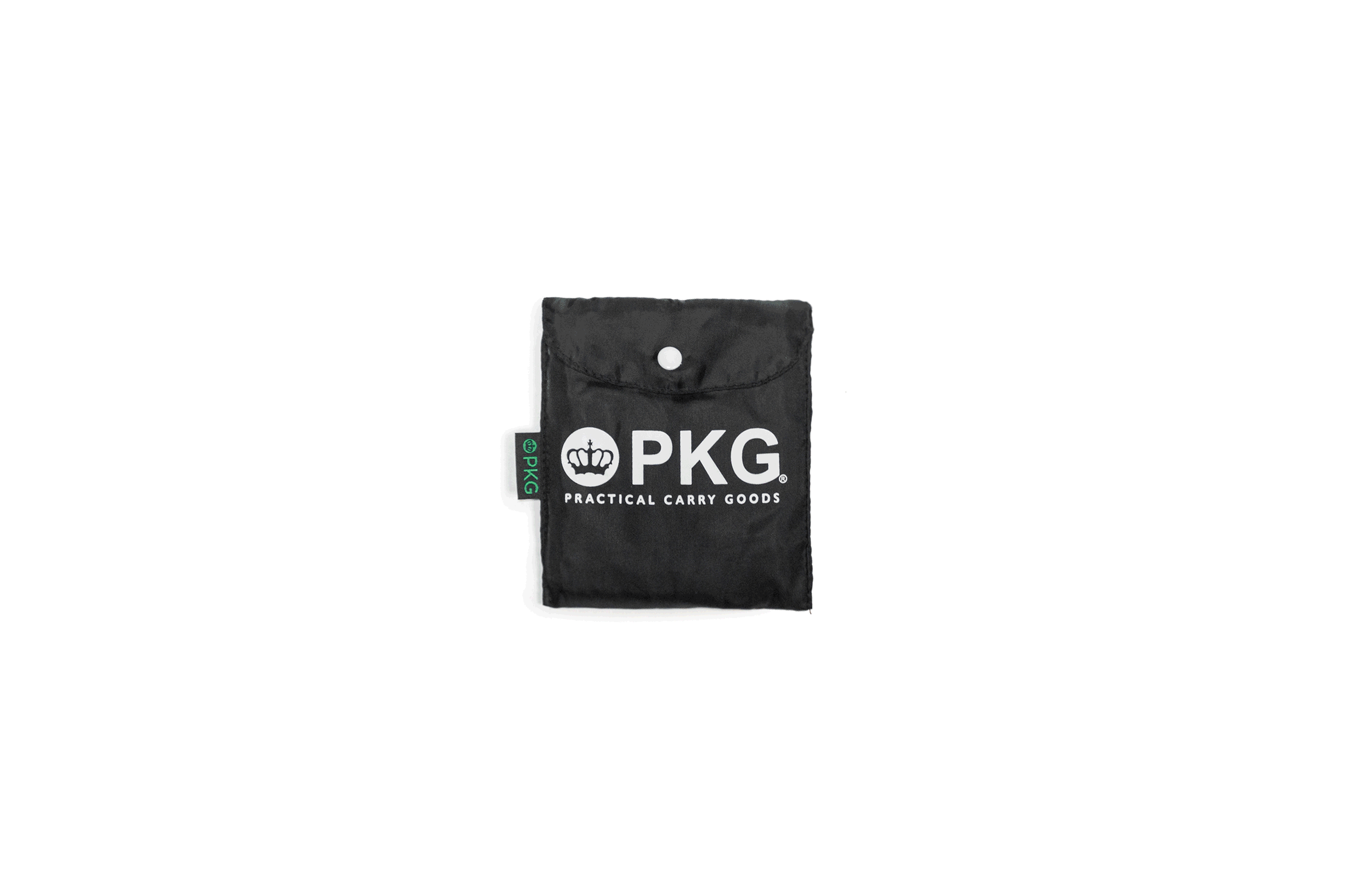 All variants of PKG Market Recycled Foldable Tote Bag, all variants open and folded