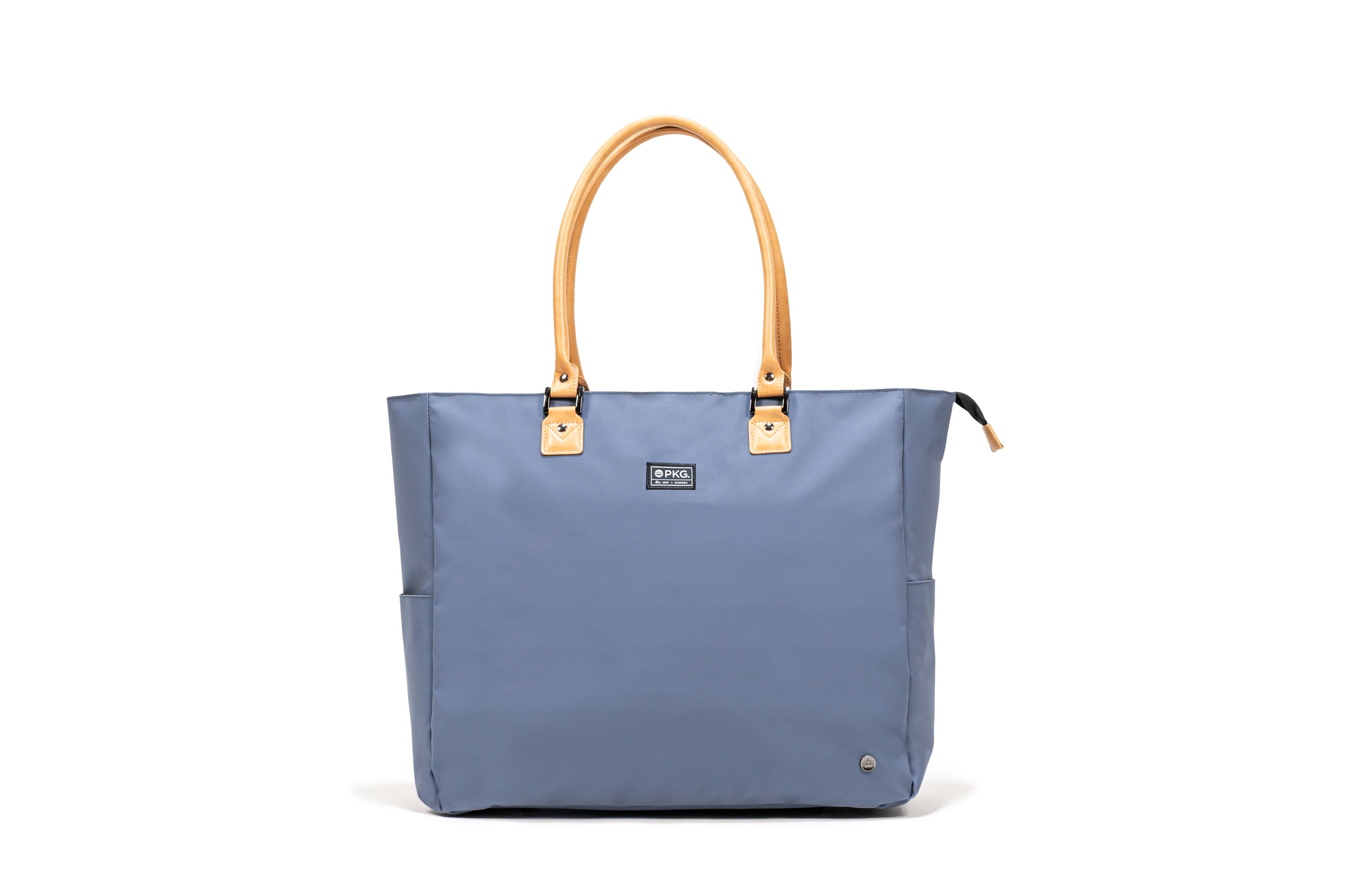 PKG Georgian 33L Recycled Tote Bag (vintage blue) back view