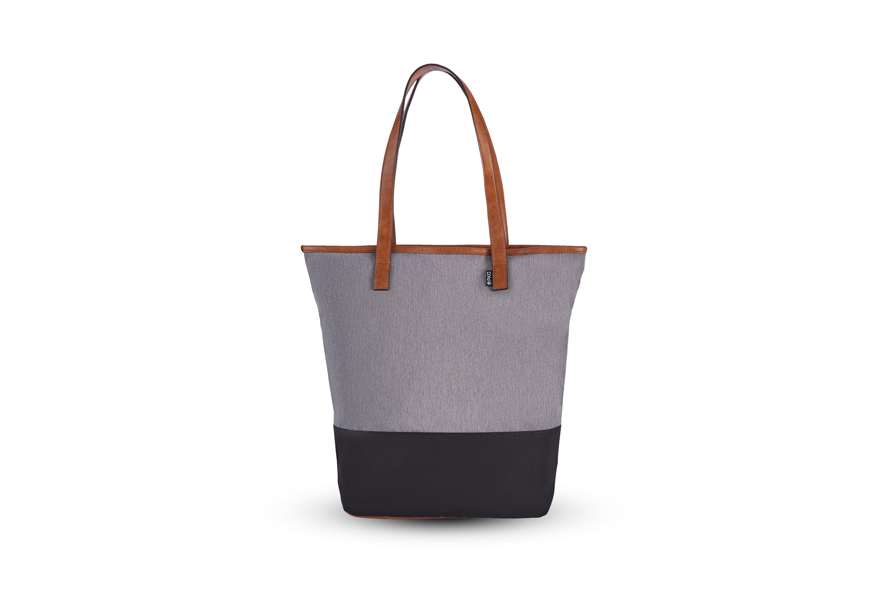 PKG Hazelton 20L Recycled Tote Bag (light grey) back view