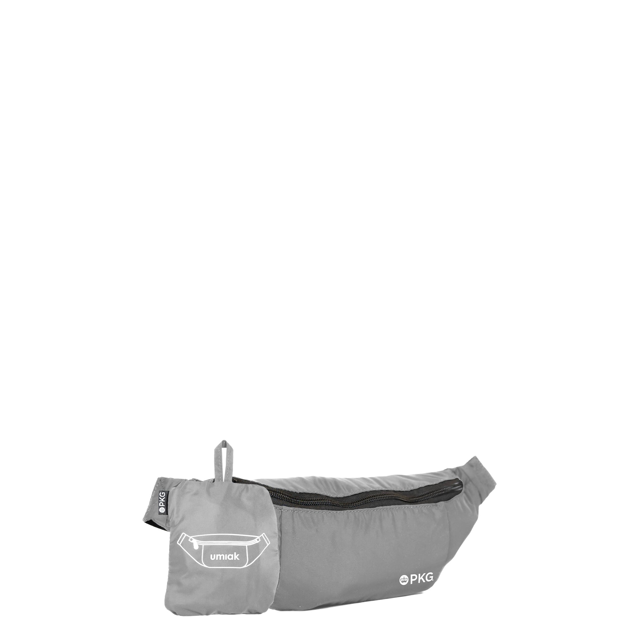 Umiak 3L Recycled Cross-Body (light grey) – your eco-friendly everyday travel companion. Built with 100% recycled, water-resistant, and tear-resistant material. Antimicrobial, odor-resistant, and exceptionally durable with reinforced seams.