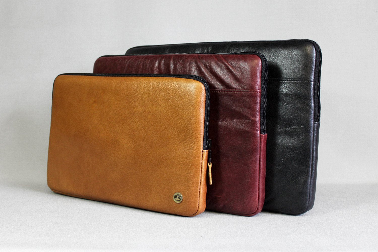 PKG Skinny Leather Sleeve 15" colour and size variants