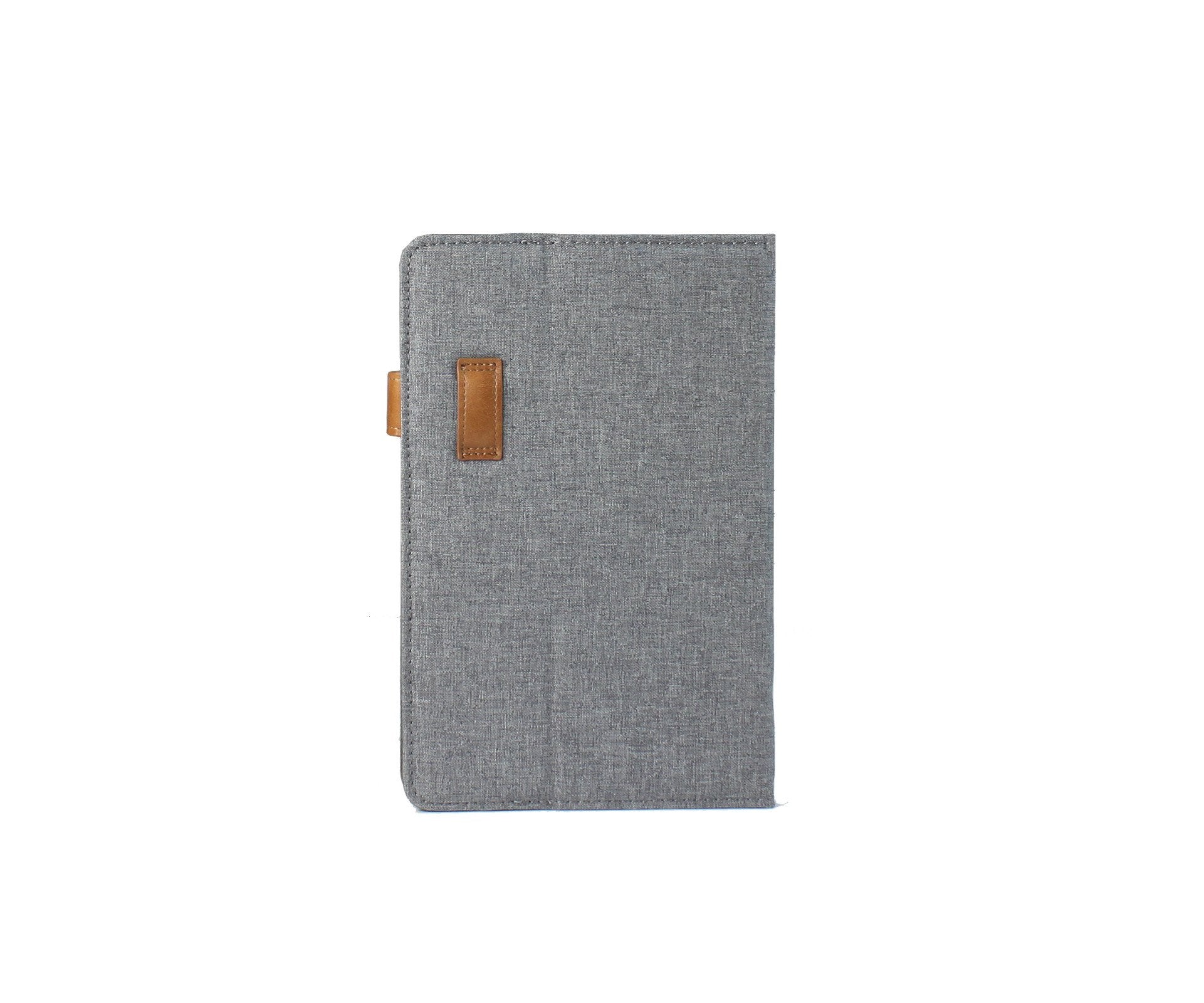 Universal Tablet Folio (light grey) back view