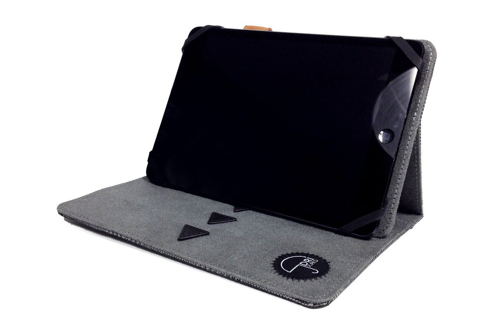 Universal Tablet Folio open with tablet inserted