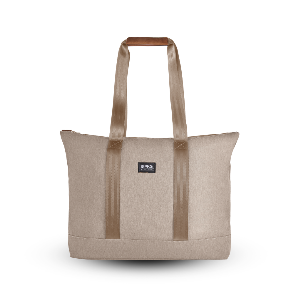 PKG Lawrence 16L Recycled Tote Bag (ginger root) front view