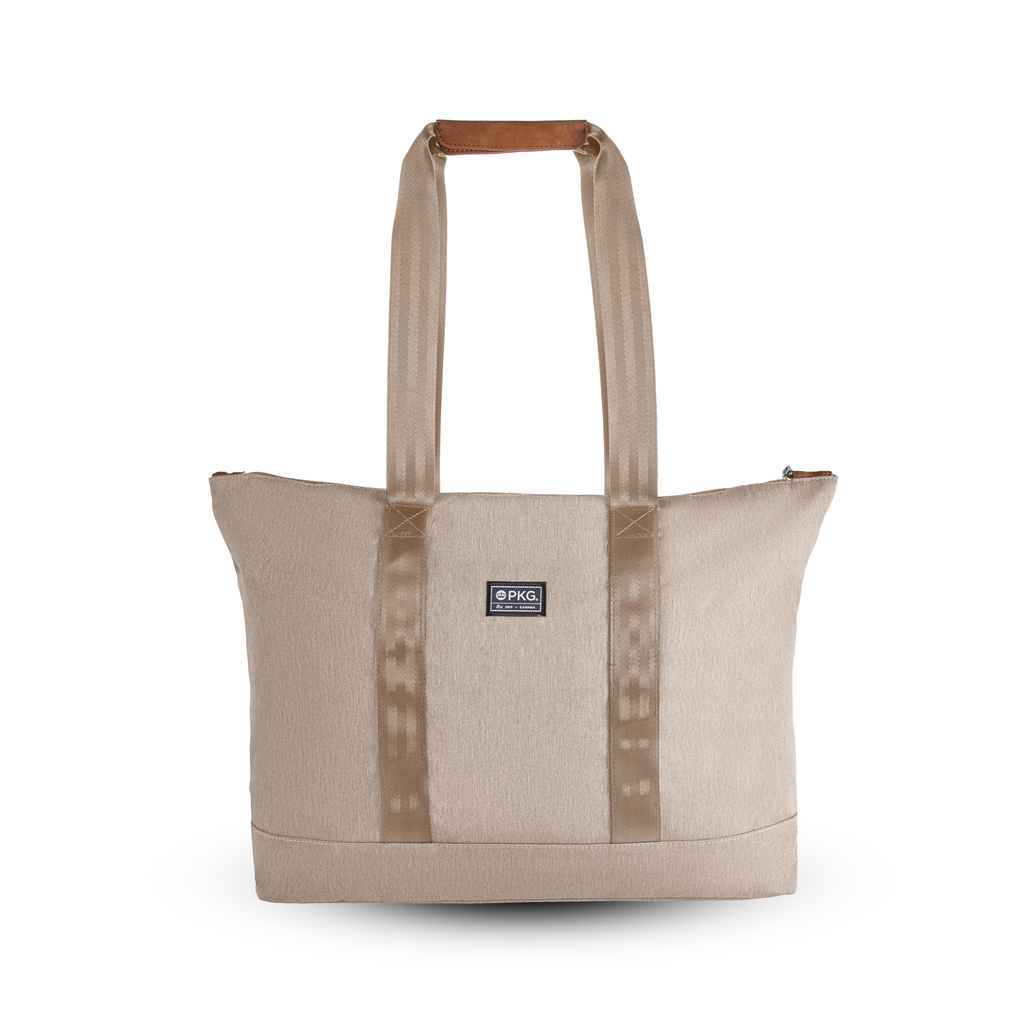 PKG Lawrence 16L Recycled Tote Bag (ginger root) front view