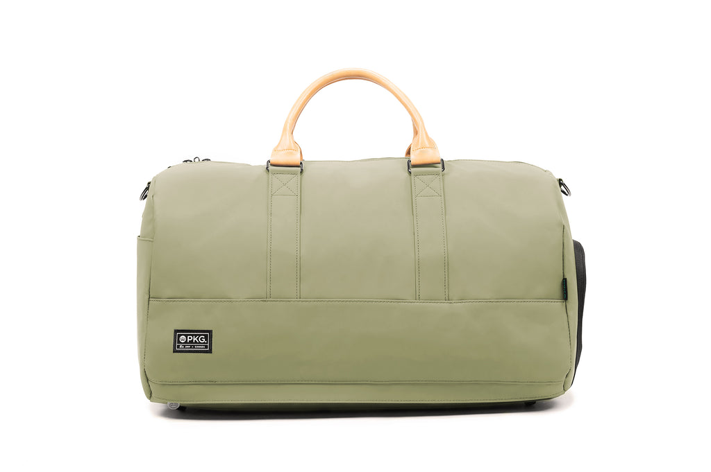 PKG Bishop 42L recycled duffle bag (tranquil green) front view