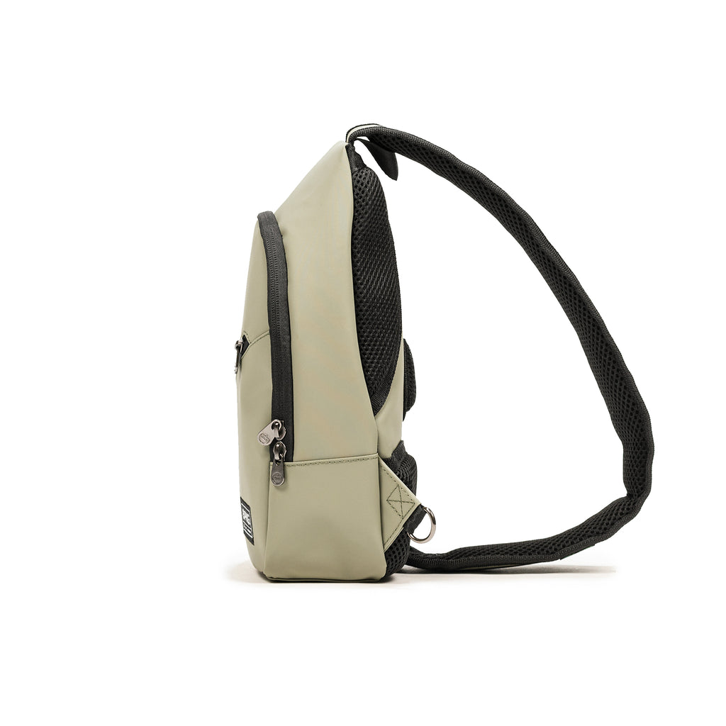 Elora Recycled Cross Body Bag (tranquil green) side view