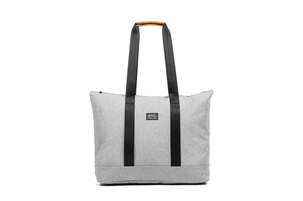 PKG Lawrence 16L Recycled Tote Bag (light grey) front view