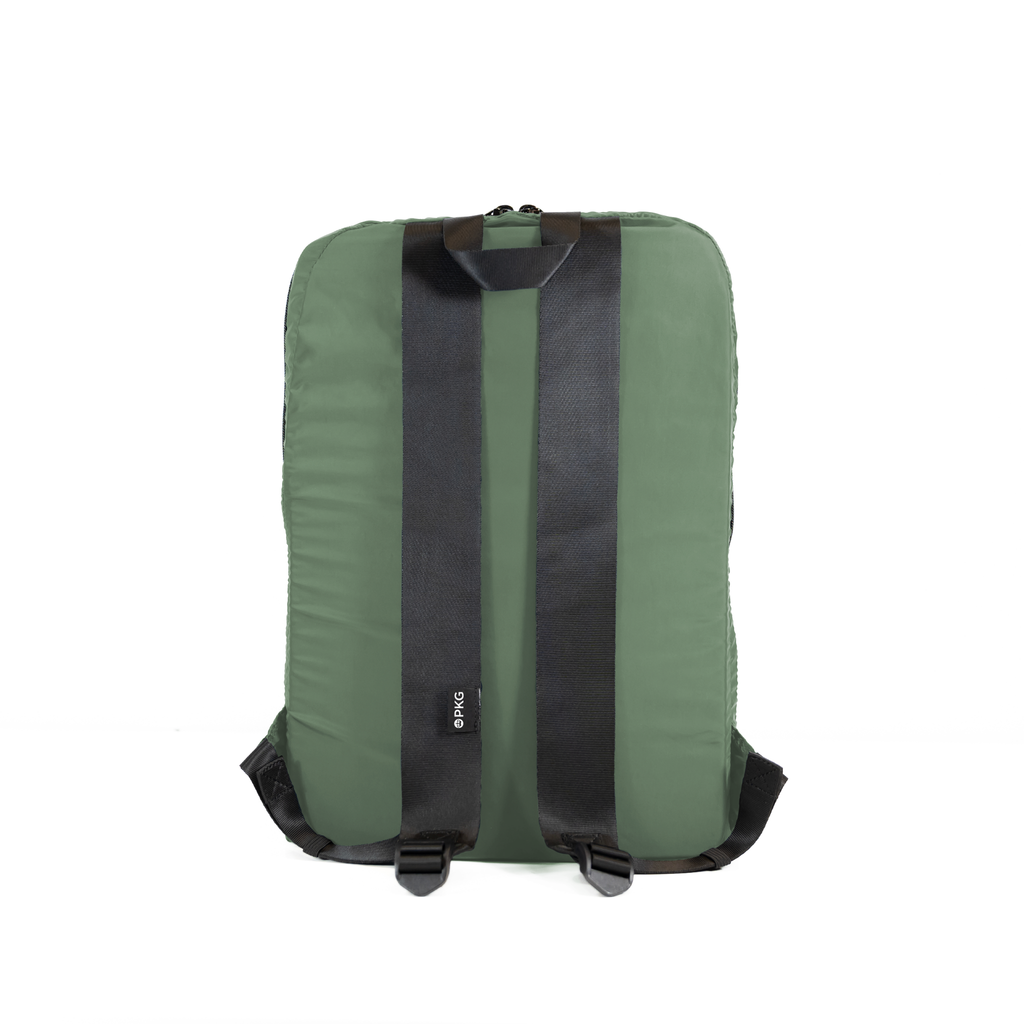 Umiak 28L Recycled Backpack (green) back view
