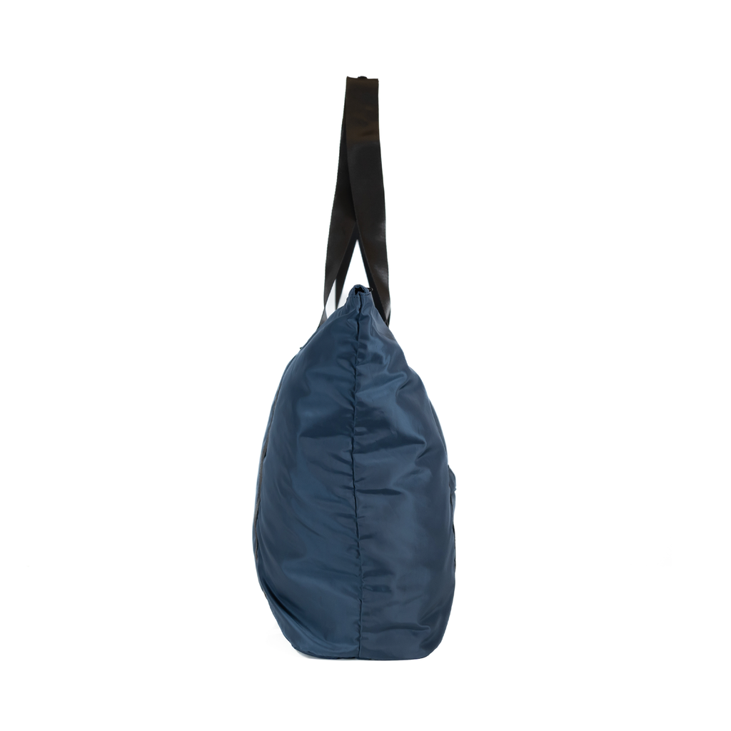 PKG Umiak 33L Recycled Packable Tote (navy) side view