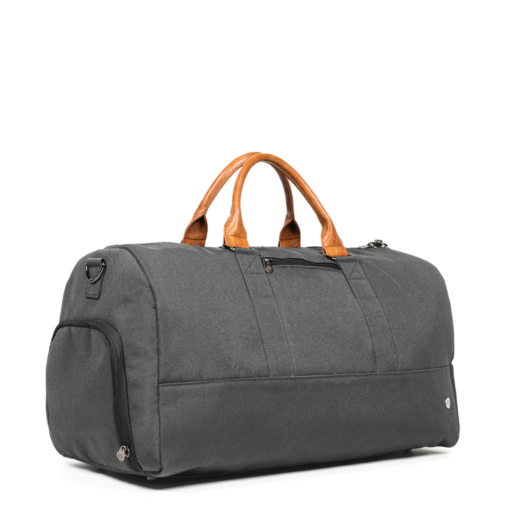 PKG Bishop 42L recycled duffle bag (dark grey) perfect for day to day and overnight trips