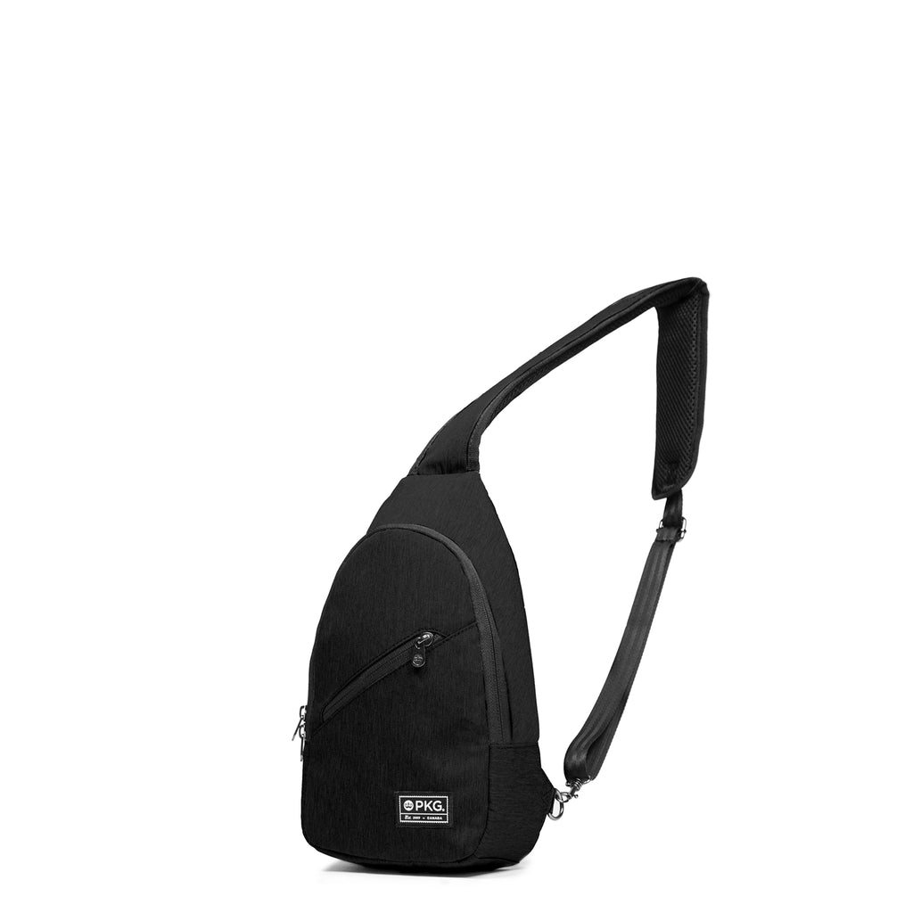 Elora Recycled Cross Body Bag (black) perfect for long walks and day excursions