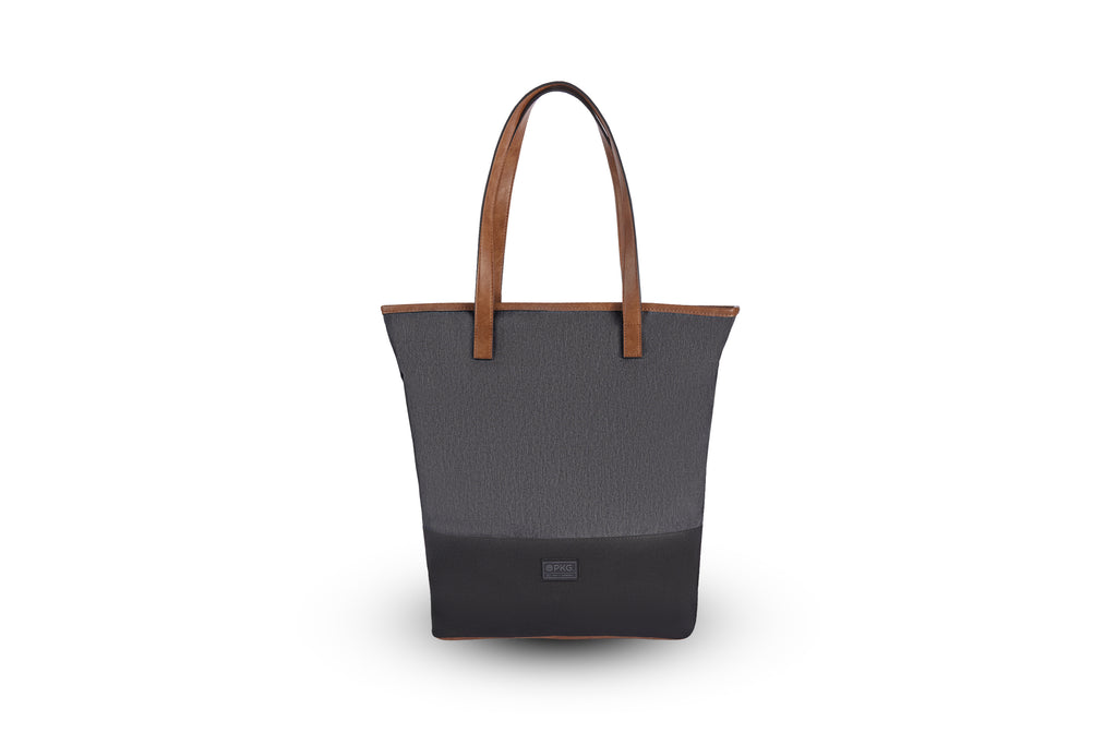 PKG Hazelton 20L Recycled Tote Bag (dark grey) front view