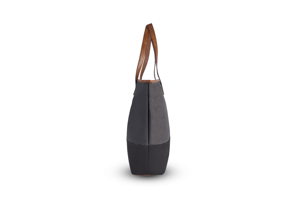 PKG Hazelton 20L Recycled Tote Bag (dark grey) side view