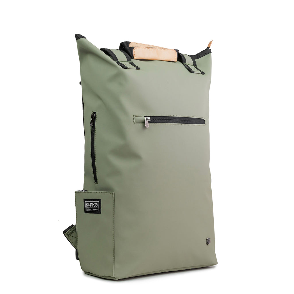 Liberty 23L recycled backpack (tranquil green) – your go-to for work, gym, beach, and more. Crafted from weather-resistant recycled polyester, this compact and sustainable backpack elevates your Monday-Sunday style