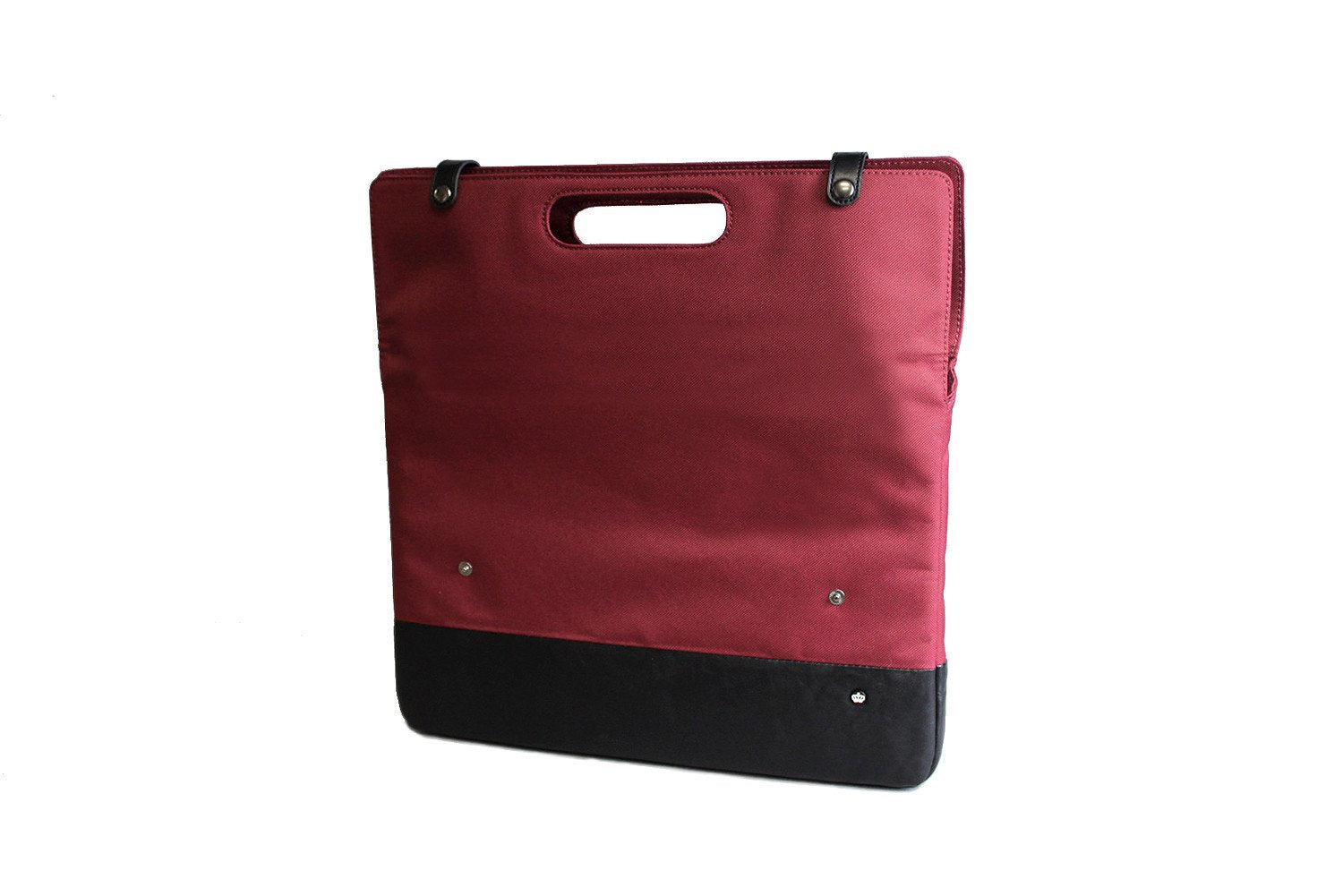 Grab Bag (burgundy), unfolded