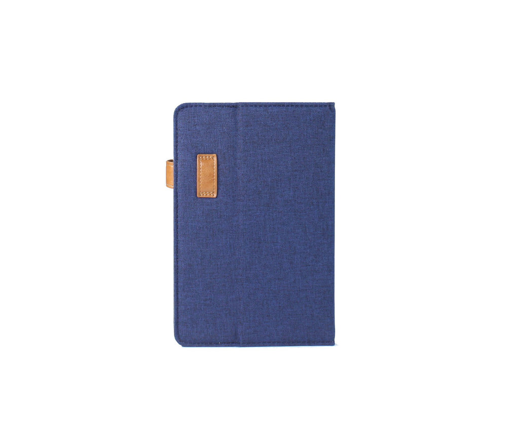 Universal Tablet Folio (blue) back view