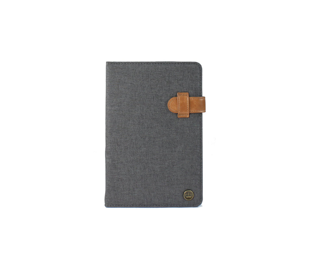 Universal Tablet Folio (Dark Grey) front view