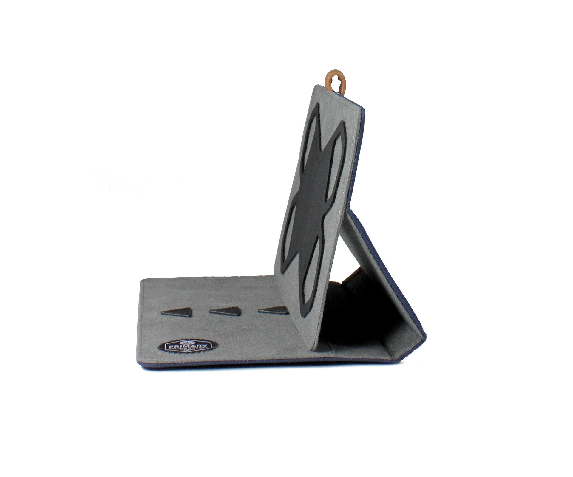 Universal Tablet Folio open standing, side view